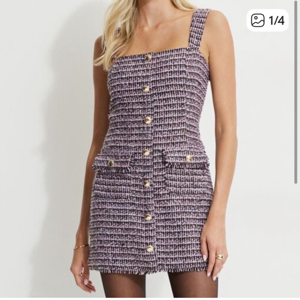 Elegant Tweed Dress